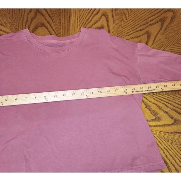 Marine Layer Crewneck Sweater Women's Small Pullover Maroon Red Crop - Picture 3 of 8